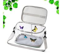Ladybugs Net Cage Butterfly Enclosure, Butterfly Habitat, Foldable Ladybugs Terrarium Bag For Larvae Bee Pollinator Garden Exploration Observation Education