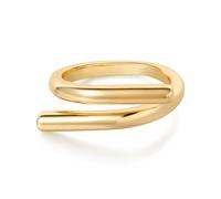 LADYGD Anillos de oro para mujer, chapados en oro de 14 quilates, circonita cúbica, corazón, cruz, apilables, anillos simples de declaración, joyería de oro para regalo, Metal, Sin piedras preciosas