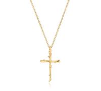 LADYGD Hamsa - Collar con colgante de mal de ojo para mujer, chapado en oro de 14 quilates, circonita cúbica, delicado collar hecho a mano, joyería de oro para regalo, Chapado en oro, No es una piedra
