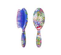 Ladypop Small - Cepillo pequeño para el pelo con flores de agua