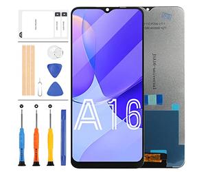 LADYSON Pantalla de repuesto para Oppo A16, CPH2269, A16S, CPH2271, pantalla LCD, digitalizador, kit de piezas de reparación de montaje de 6.5 pulgadas (negro)