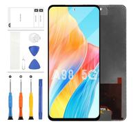 LADYSON Pantalla de repuesto para Oppo A98 5G CPH2529 para Oppo A98 5G CPH2529, pantalla LCD, pantalla táctil, digitalizador, montaje de vidrio con herramienta de 6.75 pulgadas (negro sin marco)