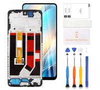 LADYSON Pantalla LCD para Oppo A79 5G CPH2553 CPH2557 Pantalla LCD para Oppo A79 5G Digitalizador Pantalla táctil Kit de piezas de repuesto de montaje completo (17,07 cm, negro con marco)