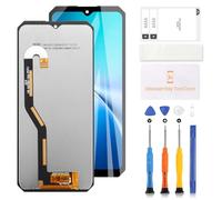 LADYSON Pantalla LCD para Oukitel WP53S / WP53 Pro / WP53 Reemplazo de pantalla para Oukitel WP53S/WP53 Pro/WP53 LCD Display Touch Digitizer Glass Full Assembly Kit de reparación - Negro sin marco