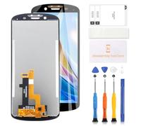 LADYSON Pantalla LCD para Zebra TC53 TC38 Pantalla de repuesto para Zebra TC53 TC38 LCD Diaply Touch Digitizer Full Glass Assembly Piezas de reparación con herramientas (negro)