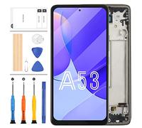 LADYSON para Samsung Galaxy A53 5G reemplazo de Pantalla A536 SM-A536B SM-A536U Pantalla LCD táctil digitalizador Asamblea INCELL Piezas de reparación Kit con Marco, no con Huellas Dactilares