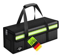 LADYSONS Ebike - Bolsa para batería de 8 capas, resistente al fuego, hasta 1800 °C, impermeable, a prueba de explosiones, caja ignífuga para almacenamiento, transporte, carga (49 x 15 x 15 cm)