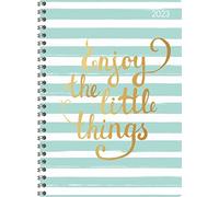Ladytimer Little Things 2023 - Agenda de bolsillo A5 (15 x 21 cm), calendario escolar, semanal, encuadernación con anillas, 128 páginas Alpha Edition