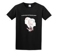 Ladytron Witching Hour Print Unisex T-Shirts Men tee Cotton Tops Black Shirt XL
