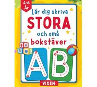 Lär dig skriva stora och små bokstäver: Förskola Aktivitetsbok ABC För Barn i åldrarna 4-6 År