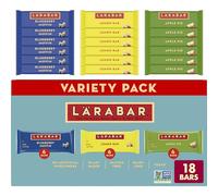 LÄRABAR Paquete variado, magdalenas de arándanos, barra de limón, pastel de manzana, barras de frutas y nueces, 18 unidades