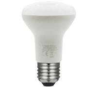 LAES 989199. Bombilla led R63 220-240V 8W 4000K 120º E27. 750 Lumen. Equivalente a incandescente de 65W. 25.000 Horas. Dimensiones: 105 X 63mm. Luz neutra.