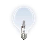 Laes - Bombilla Globo Eco-halógeno, E27, 28 watts, Transparente, 95 x 135 mm