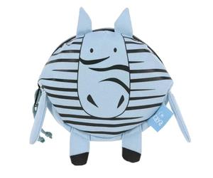LÄSSIG About Friends Bolsa riñonera para niños a partir de 3 años, 14 cm, Kaya Zebra