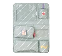 Lässig Accesorios de Viaje Happy Trails Car Wrap-to-Go Flower Gris