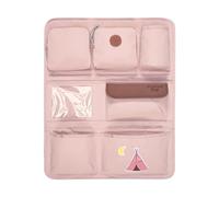 LÄSSIG Adventure Organizador de asientos de coche para niños, 55 cm, Tipi rosa