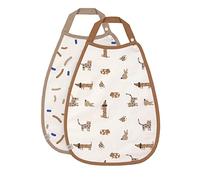 LÄSSIG Babero para bebé (2 piezas) Algodón orgánico Botón de presión/Medium Drop Bib