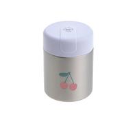 LÄSSIG Bebé caja térmica para niños papilla merienda acero inoxidable a prueba de fugas 315 ml/Food Jar Happy Fruits Cherry