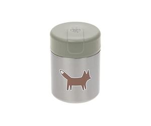 LÄSSIG Bebé Niño Termocalentador Gachas Merienda Acero inoxidable a prueba de fugas 315 ml/Food Jar Little Forest Fox