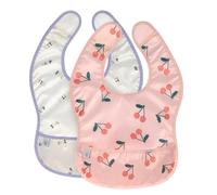LÄSSIG Bebé Set Babero 2 Pzs. con Protección Repelente al Agua/Lightweight Bib