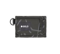 Lässig Bold Cartera Infantil Cinta abrojo de Gancho y Bucle y Ventana Transparente/School Wallet Bold Edges Grey