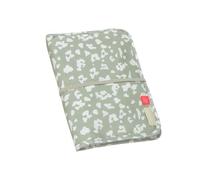 LÄSSIG Bolso cambiador con cambiador y compartimento para toallitas húmedas de viaje/Changing Pouch Leo light khaki