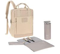 LÄSSIG Bolso cambiador Mochila con cambiador, enganche para cochecito, soporte para biberón Fabricado de forma sostenible/Vividal Backpack