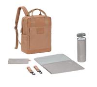 LÄSSIG Bolso cambiador Mochila con cambiador, enganche para cochecito, soporte para biberón Fabricado de forma sostenible/Vividal Backpack