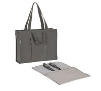 LÄSSIG Bolso cambiador para bebé con cambiador de bebé, fijación para cochecito, fabricado de forma sostenible/GRE Tote Up Bag