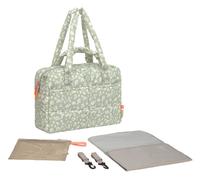 LÄSSIG Bolso cambiador con asa de transporte e fasciatoio, attacco per carrozzina, idrorepellente/GRE Everyday Bag Leo light khaki