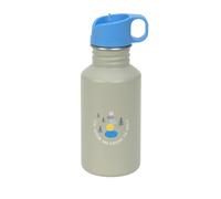 LÄSSIG Botella de acero inoxidable sin BPA, 500 ml, para niños, guardería, jardín de infancia, a prueba de fugas, con tapón deportivo/Bottle Stainless Steel Sunny Explorer green/blue