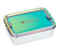Lässig caja de almuerzo Bold Lunchbox Stainless Steel Rainbow multicolor