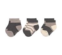 LÄSSIG Calcetines de deporte para niños Juego de 3/ Antracita/ topo Talla 23-26