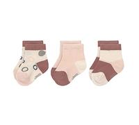 LÄSSIG Calcetines de deporte para niños Juego de 3/ Blanco hueso/ rosa empolvado Talla 15-18