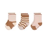 LÄSSIG Calcetines unisex para bebés y niños pequeños Juego de 3/ Rosa/ caramelo Talla 19-22