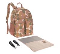 LÄSSIG Mochila para pañales con Cambiador, fijación para Cochecito de bebé, diseño de Lunares tintados