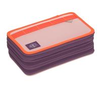 Lässig Estuche de Lápices Completo 20 Piezas, School Triple Pencil Case, Multicolor (Rose/Neon-Orange), Talla única