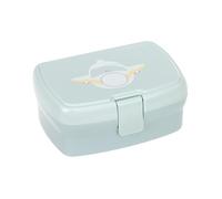 LÄSSIG Fiambrera para niños con compartimentos extraíbles, sin BPA/Lunchbox Tiny Drivers Airplane