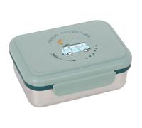 LÄSSIG Fiambrera para niños de acero inoxidable Fiambrera para el desayuno sostenible para el jardín de infancia/Lunchbox Adventure Bus