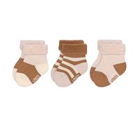 LÄSSIG Juego de 3 calcetines para niños/ Rosa/caramelo Talla 23-26