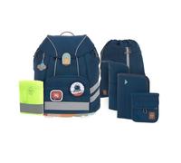 Lässig Juego de Mochilas Escolares de 7 Piezas para niños/School Set Flexy Unique, Navy