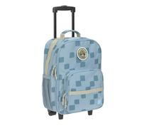 LÄSSIG Maleta Infantil con Ruedas Maleta de Viaje con asa telescópica y Ruedas para niños Equipaje de Mano/Trolley Pattern Party Blue