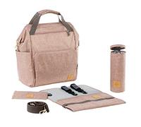 LÄSSIG Mochila cambiador para bebé con accesorios/Goldie Backpack Rosa