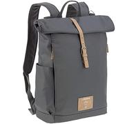 Lässig Mochila cambiador para bebé Mochila cambiador con cambiador, fijación para cochecito, portabiberón de producción sostenible/GRE Rolltop Up Backpack
