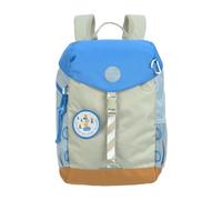 LÄSSIG Mochila de Senderismo para niños Mochila para niños con Correa para el Pecho, Correas para los Hombros Acolchadas, Impermeable, 14 litros/Big Outdoor Backpack Sunny Explorer Green/Blue