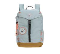 LÄSSIG Mochila de Senderismo para niños Mochila para niños con Correa para el Pecho Tirantes Acolchados Repelente al Agua, 14 litros/Big Outdoor Backpack Nature Light Blue