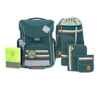 LÄSSIG Juego de 6 carteras Slim Unique dark green