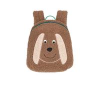 LÄSSIG Mochila Infantil 3,5L Tiny Team Perro, Marrón | Mochila infantil 3,5 L para guardería, correas acolchadas y cinturón pectoral, soporte para botella, a partir de 3 años