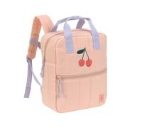 LÄSSIG Mochila Infantil con Correa para el Pecho, Bolsa de guardería, Mochila de jardín de Infantes, 28 cm, 7 litros, 3 años, melocotón/Cereza, 20,5 x 11 x 27 cm, Mochila para niños