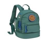 LÄSSIG mochila infantil con correa para el pecho Mochila guardería 27 cm, 6,5 litros, 3 años/Mini Backpack dark green